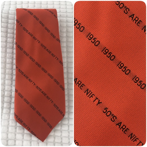Vintage Princeton University 50’s Are Nifty Tie - Picture 1 of 6